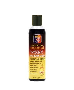 Salon Pro 30 Sec Moroccan Argan Oil Weave Wonder Wrap Black