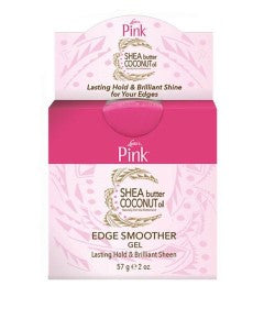 Pink Shea Butter Coconut Oil Edge Smoother Gel