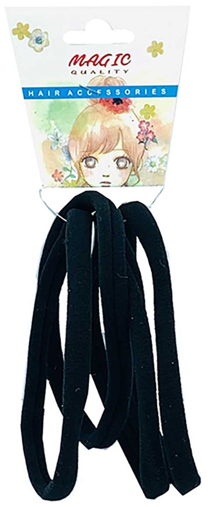 Magic Quality Hair Elastic Bands Black LT15BLA