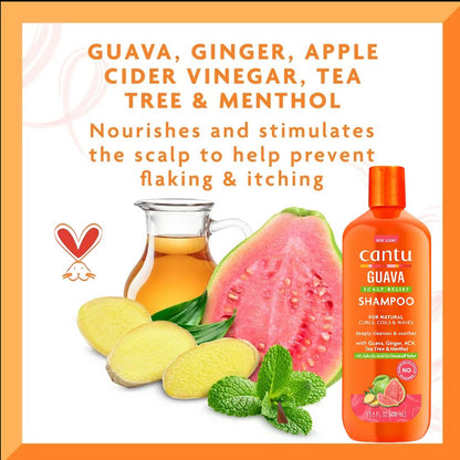 Cantu Guava Scalp Relief Shampoo