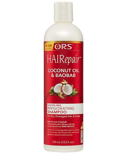 ORS Hairepair Coconut Oil And Baobab Invigorating Shampoo