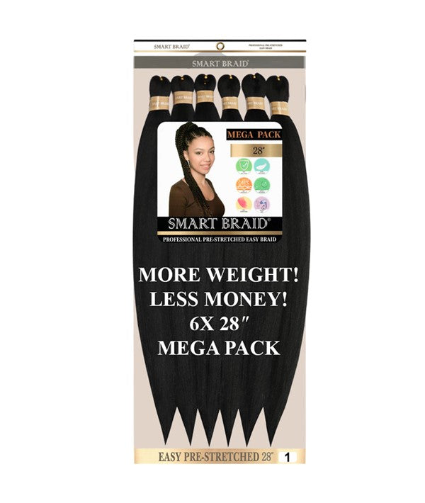 6X Easy Pre Stretched Smart Braids Value Pack