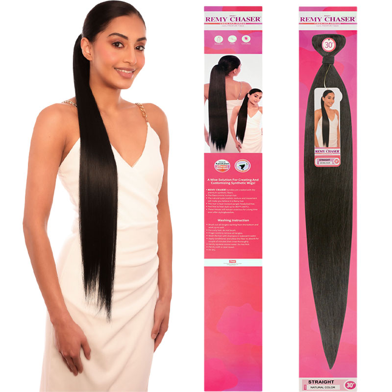 Remy Chaser Synthetic Straight Weave Natural