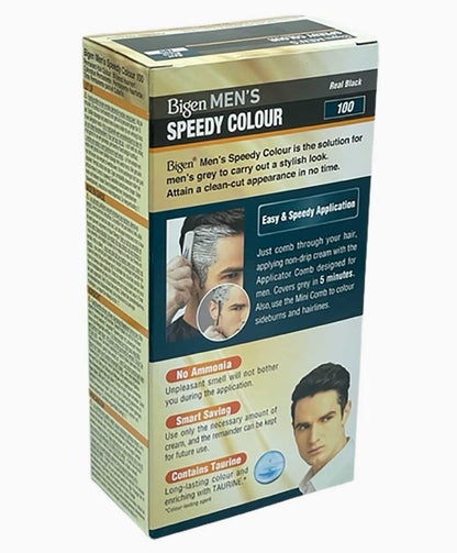 Bigen Hair Mens Speedy Colour Real Black 100