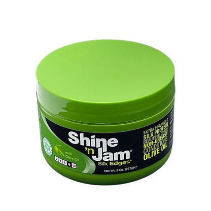 Shine N Jam Silk Edges With Olive Oil