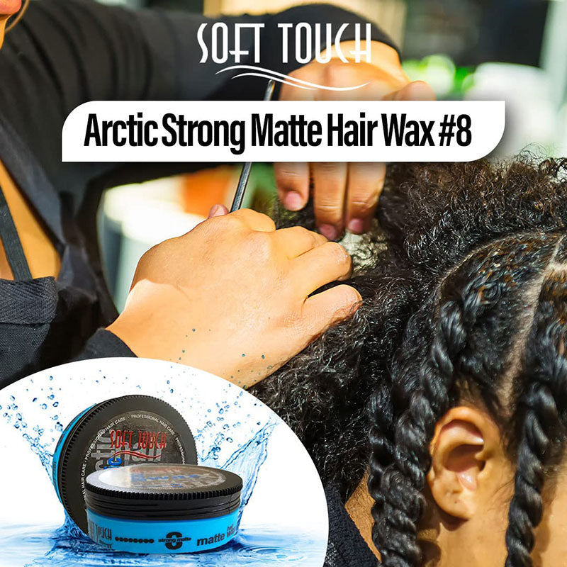 Soft Touch Arctic Strong Matte 8 Hair Wax
