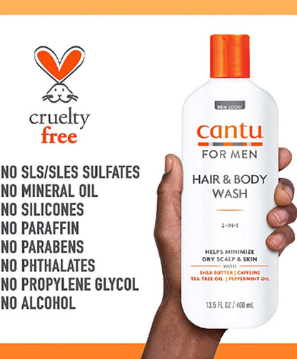 Cantu Men 2 In 1 Hair And Body Wash