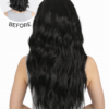 Premium Synthetic Fibre – “Jasmine” Natural Wave Half-Head Wig – New Arrival