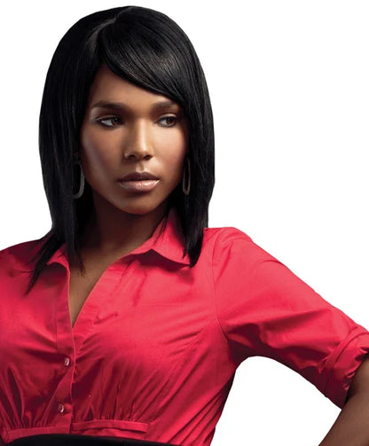 Sleek Platinum Human Hair Wig Fashion | 100% Human Hair