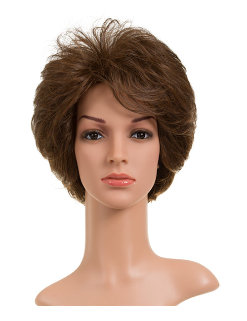 Carol Short Wavy Synthetic Full Head Wig (Stock Clearance) While Stock lasts