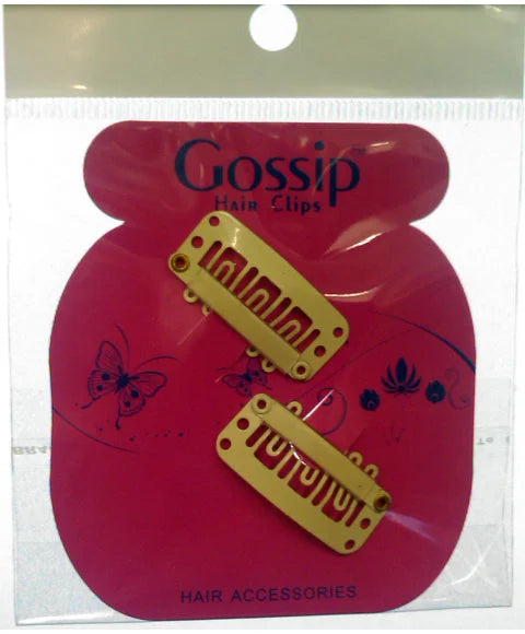 Gossip Cream Weaving Clips 2Pcs