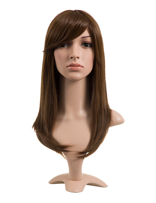 Natalie Natural Straight Side Fringe Full Head Wig | Exclusive Seasonal Offers! Original Price Adjusted!