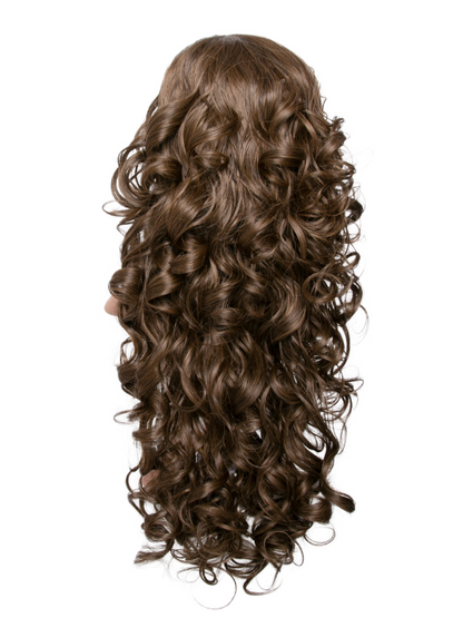Victoria Mega Volume Curly Synthetic Half Head Wig – New Arrival