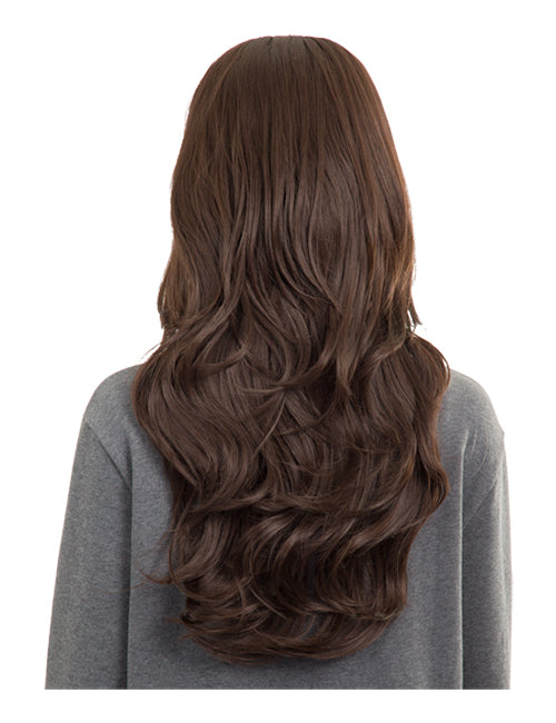 Emma Long wavy synthetic half head wig (Special Offer)